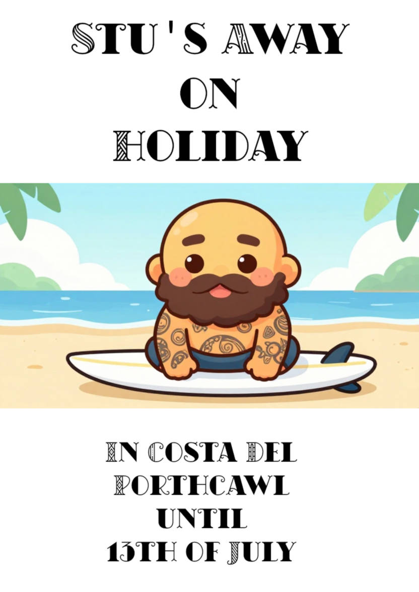 Click in the image of Image of Stu's on Holiday. to view at higher resolution.