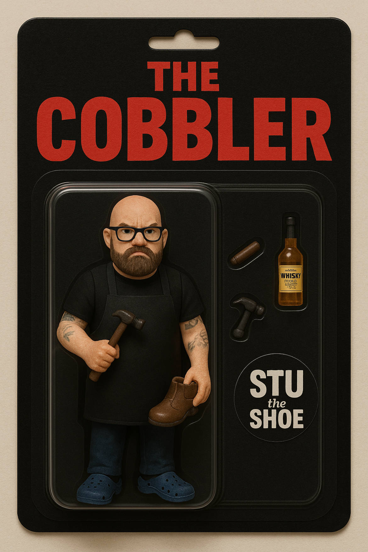 Photograph of Stu the Shoe is always happy to mend your shoes and boots using lasting, traditional methods
